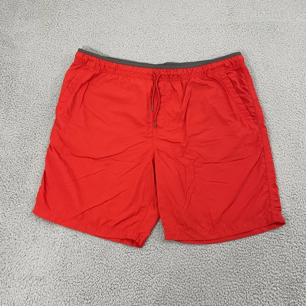 The North Face Home Game Shorts Men XL Red Outdoor Hiking Pull On